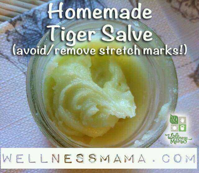 DIY Homemade Tiger Salve att läka Stretch Marks DIY Salve för hudbristningar