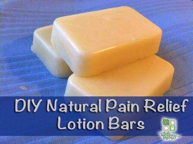 DIY Natural Pain Relief Lotion Bars Pain Relief Lotion Bars