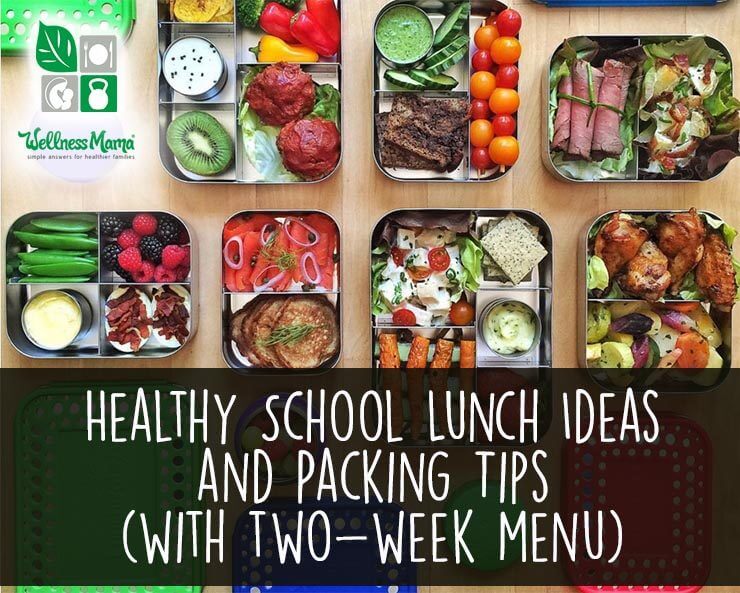 Healthy School Lunch Ideas and Packing Tips Wellness Mama