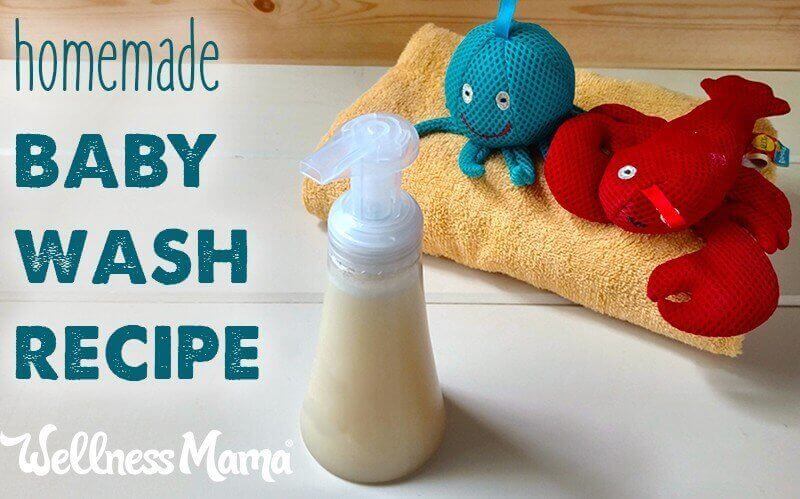 Homemade baby wash recipe