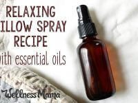 Relaxing Pillow Spray Recipe with Essential Oils