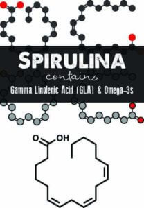 Spirulina contains Gamma Linolenic Acid andOmega-3s
