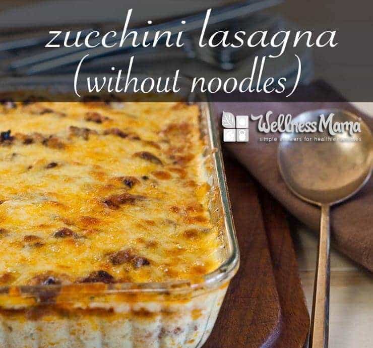 What vegetables go well with lasagna?