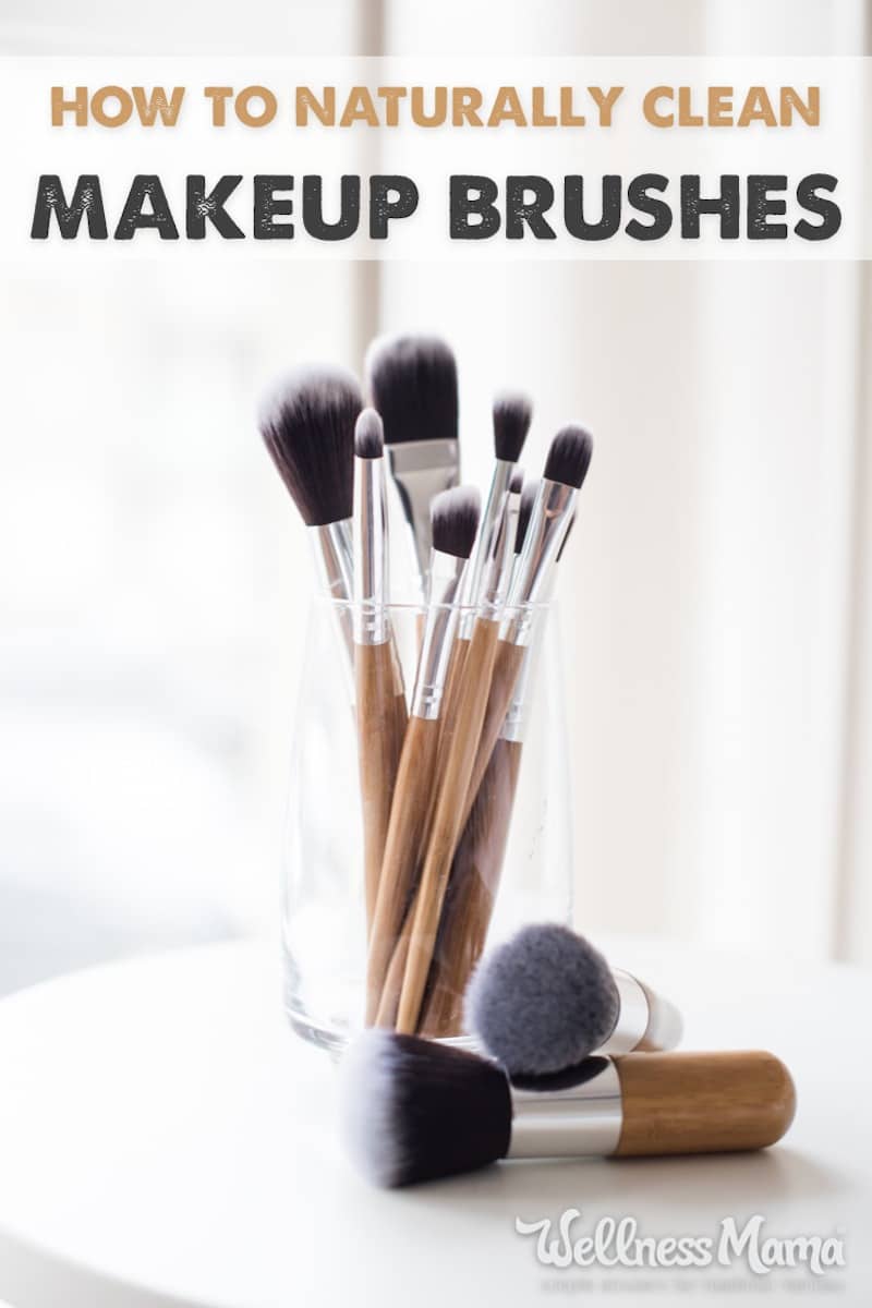 makeup brushes clean naturally beauty under